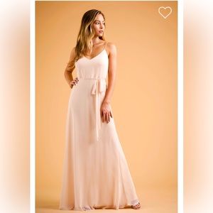 NWT Tanzanite Poly Chiffon Dress with Elastic Waistband